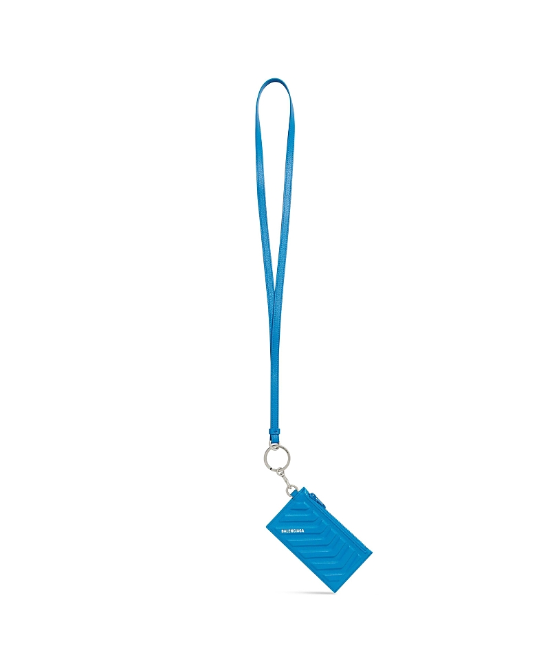 Balenciaga Leather Car Card Case on Keyring