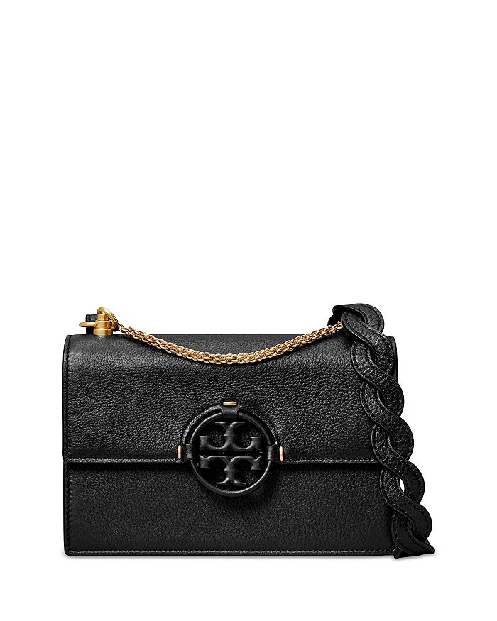Tory Burch Miller Small Flap Leather Shoulder Bag | Bloomingdale's