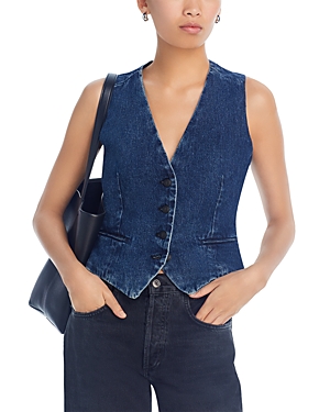 Shop Rag & Bone Priya Denim Vest In Ari