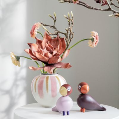 Kahler Canvas Vase, Rose