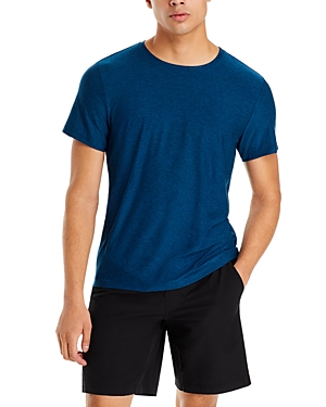 Beyond Yoga Featherweight Always Beyond Performance T-shirt In Blue Gen Heather