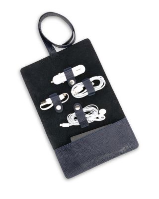 Leather Cord Organizer Roll