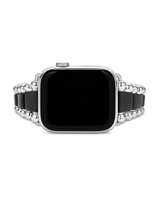 Smart Caviar Black Ceramic & Stainless Steel Apple™ Watch Bracelet, 42mm - Exclusive