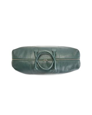 Leather Weekender Duffel Bag