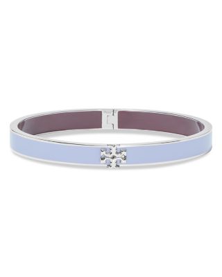 Tory Burch Kira Logo Blue & Yellow Bangle Bracelet in 18K Gold Plated