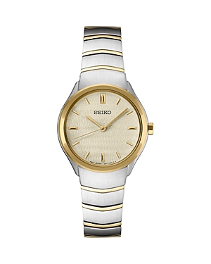 Seiko Watch Essentials Watch, 30mm In Gold/silver