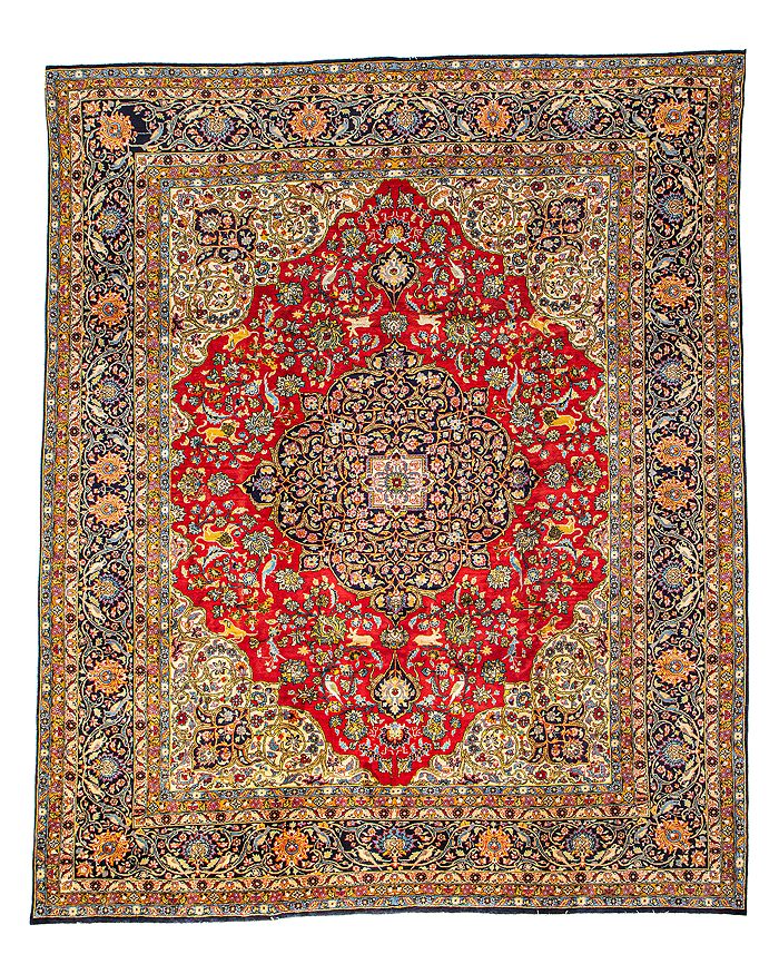 Bashian One of a Kind Persian Kum Area Rug, 9'9" x 13' Bloomingdale's