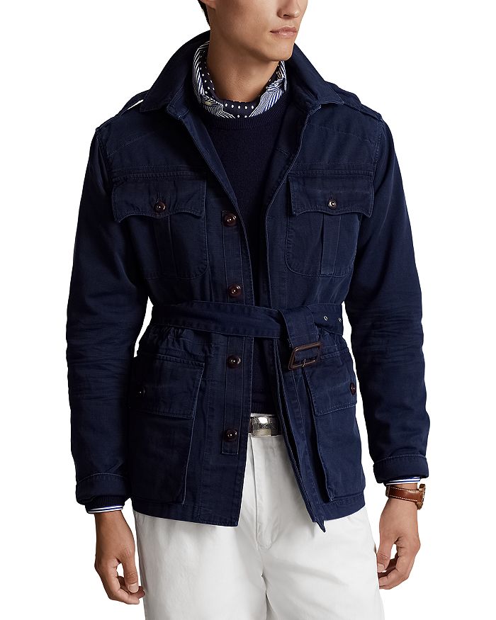 Polo Ralph Lauren Twill Belted Utility Jacket | Bloomingdale's