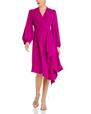 Shop Black Halo Emberly Dress In Berry Plum