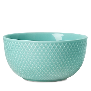 Rosendahl Lyngby Porcelain Rhombe Color Bowl In Aqua