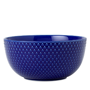 Rosendahl Lyngby Porcelain Rhombe Color Bowl In Dark Blue