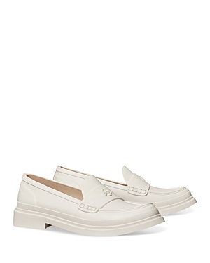 Shop Tory Burch Classic Rain Loafers In Off White