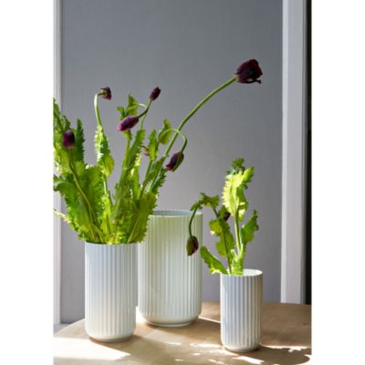Lyngby Porcelain Vase, White Porcelain