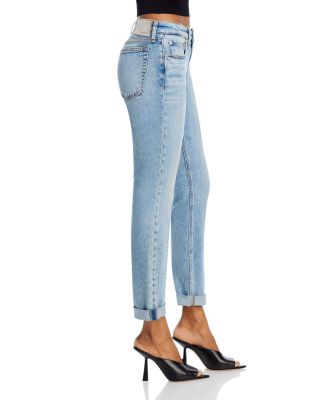 Dre Low Rise Ankle Slim Boyfriend Jeans