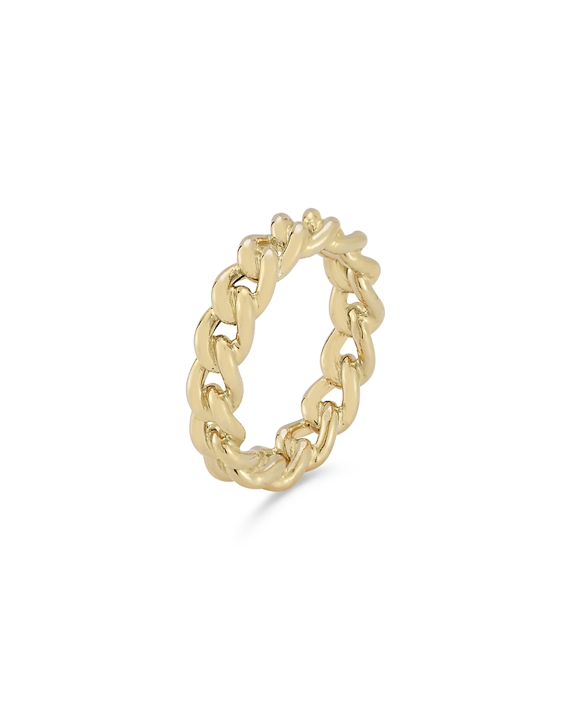 Bloomingdale's Fine Collection Curb Chain Ring in 14K Yellow Gold