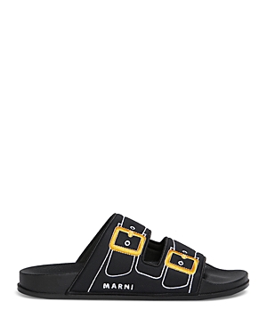 Marni Black Sandals In Black