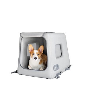 Diggs Small Enventur Inflatable Travel Dog Kennel In Grey
