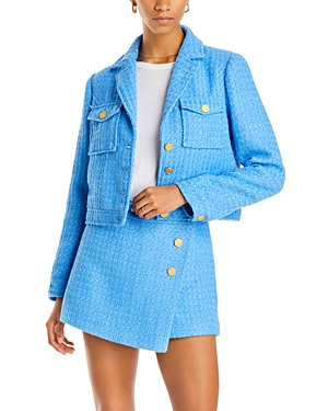 Aqua Tweed Collar Jacket - 100% Exclusive In Blue