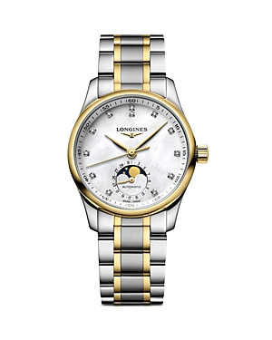 Longines Master Collection Watch, 34mm In Metallic