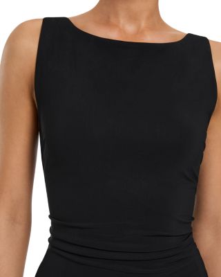 Boatneck One Piece Swimsuit