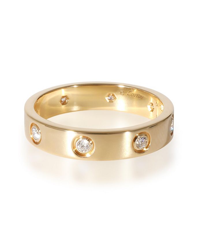 Pre-Owned Cartier LOVE Diamond Wedding Band in 18K Gold | Bloomingdale's