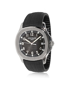 Pre-owned Patek Philippe  Patek Philippe Stainless Steel Aquanaut 5167a, 40.8mm In Black