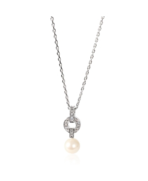 Pre-owned Cartier  Cartier Himalia Pearl Pendant In 18k White Gold