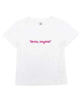  Unisex Hot Pink Tennis, Anyone? Sporty Love T-Shirt