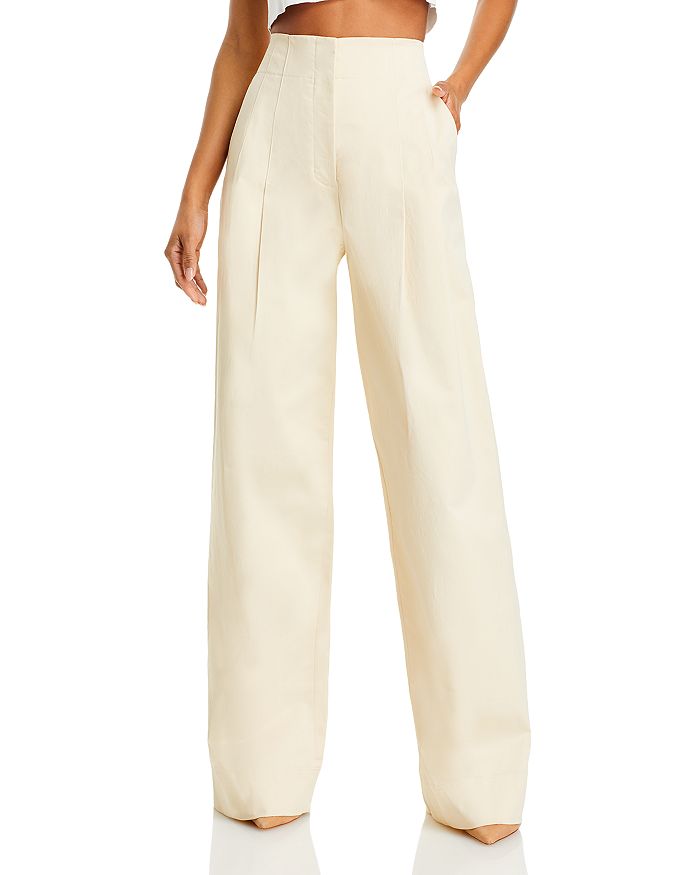 HOOKED IN KNIT FLARE PANT, OFF WHITE, Third Form, Women's Sale