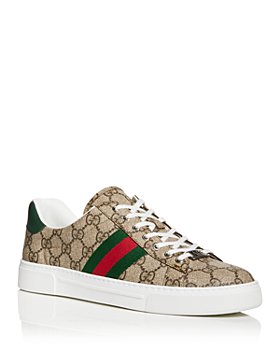 Gucci - Women's Ace Low Top Lace Up Sneakers