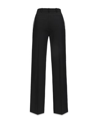 パンツ PINKO Women Straight Pants 104648 A2ERZ99 Black Pinko Hulka viscose blend stretch flare-fit trousers for