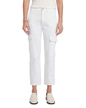 Shop 7 For All Mankind Logan Cargo Pants In Bright White