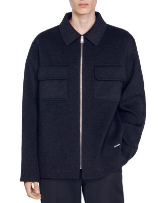 Sandro Dual Pocket Overshirt Jacket