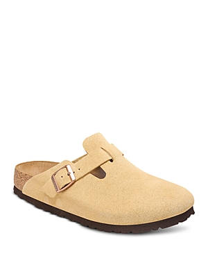 BIRKENSTOCK WOMEN'S BOSTON SLIP ON BUCKLED STRAP CLOGS