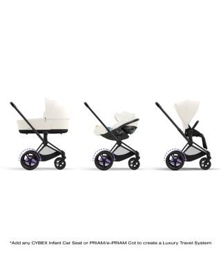 e-PRIAM 2 Smart Stroller in Matte Black