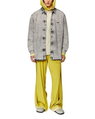 Flaim Snap Front Padded Denim Shirt