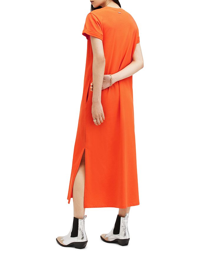 Shop Allsaints Anna Maxi Dress In Zesty Orange