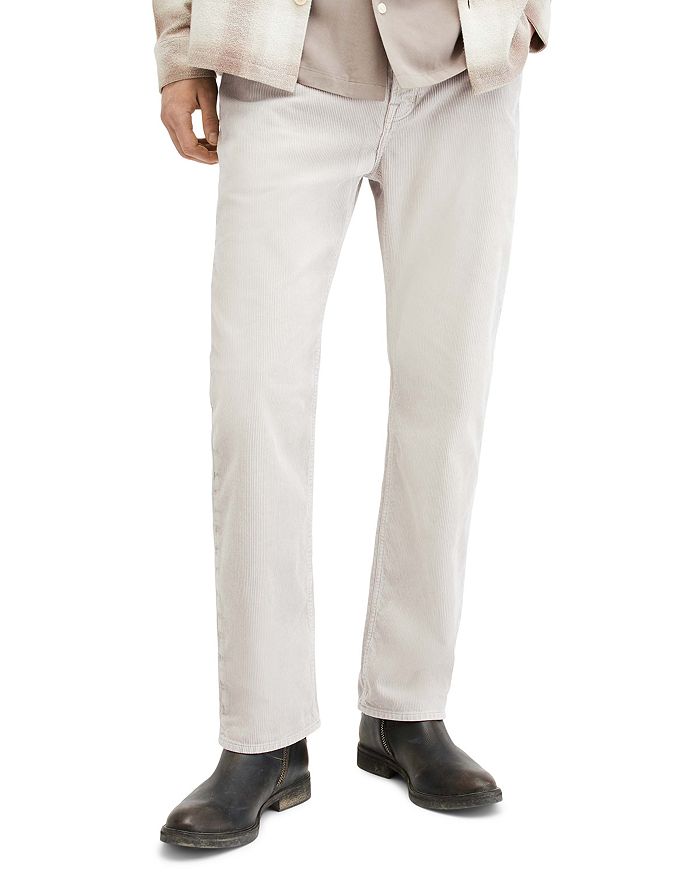ALLSAINTS Curtis Cotton Corduroy Jeans in Cool Gray Bloomingdale s