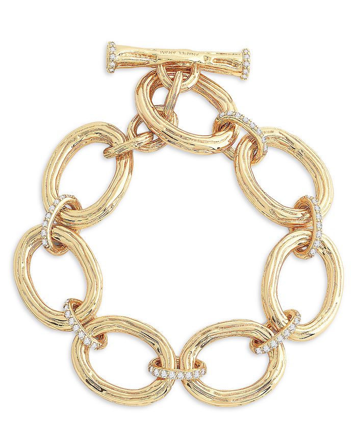 Anabel Aram Enchanted Forest Chain Bracelet in 18K Gold Plated ...