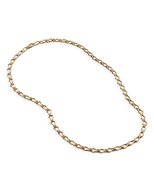 JOHN HARDY 14K YELLOW GOLD SURF OPEN LINK CHAIN NECKLACE, 18
