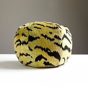 Scalamandre Tigre Sphere Decorative Pillow, 12 In Green