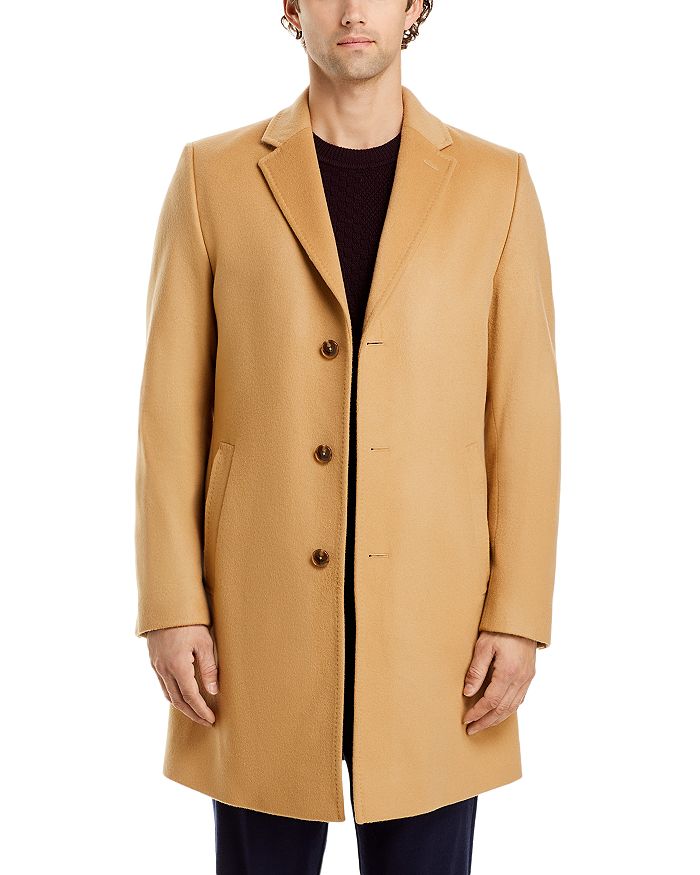 BOSS Jared Wool & Cashmere Classic Fit Topcoat | Bloomingdale's
