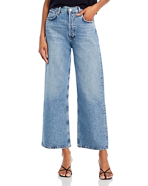 Shop Agolde Ren High Rise Wide Leg Jeans In Disclosure