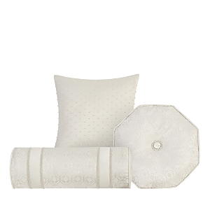 Waterford Aragon Decorative Pillows, Set Of 3 In White