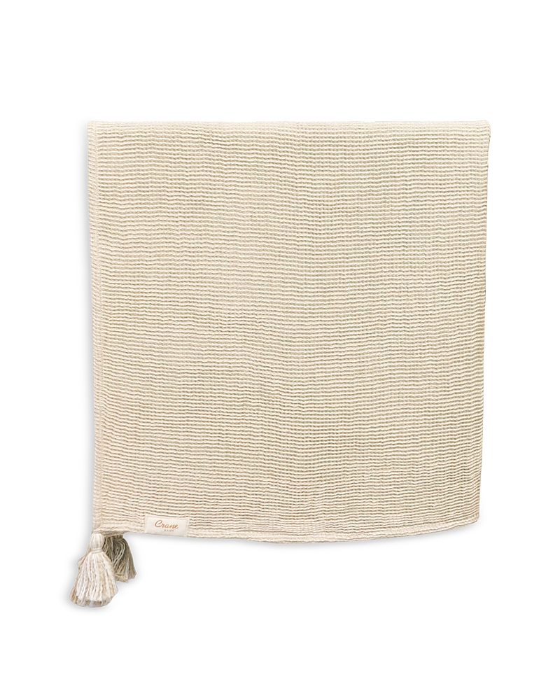 Crane Baby Luxe Hazelwood Baby Blanket In Brown