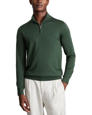 REISS Matias Quarter Zip popular Sweatshirt