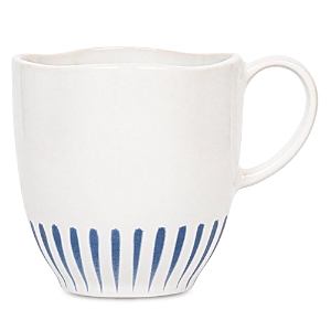 Shop Juliska Sitio Stripe Mug In Delft Blue