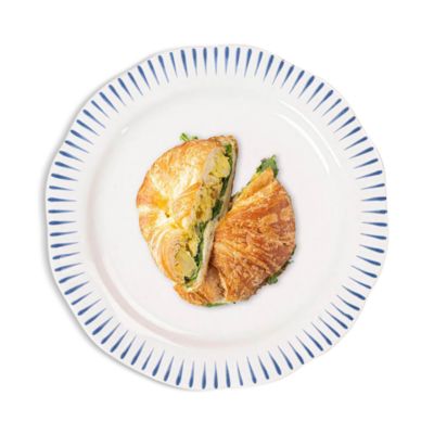 Sitio Stripe Dessert/Salad Plate