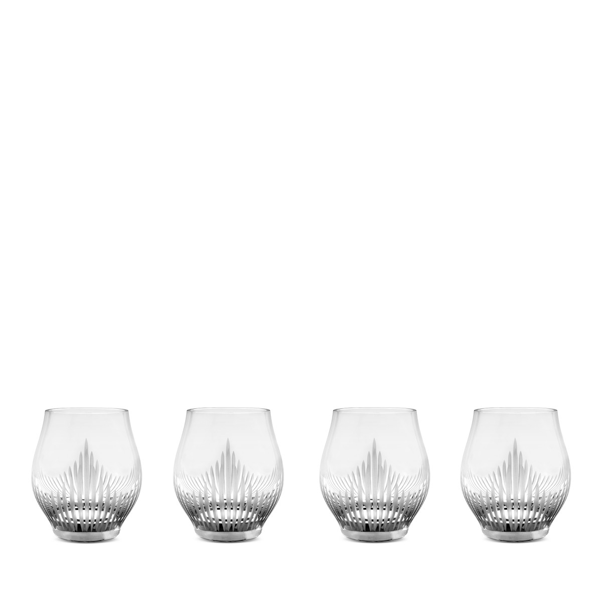 Lalique 100 Points Shot Glass, Set of 4 in Clear