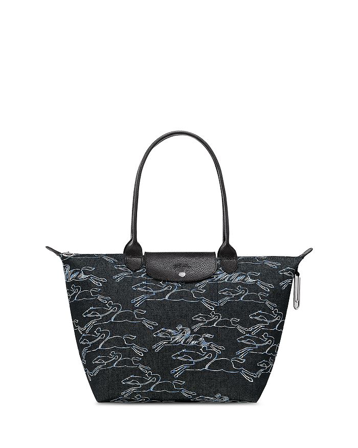 Longchamp denim hotsell bag